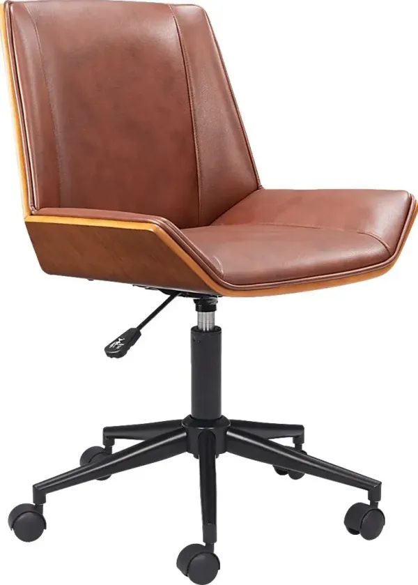 Avellana Brown Office Chair