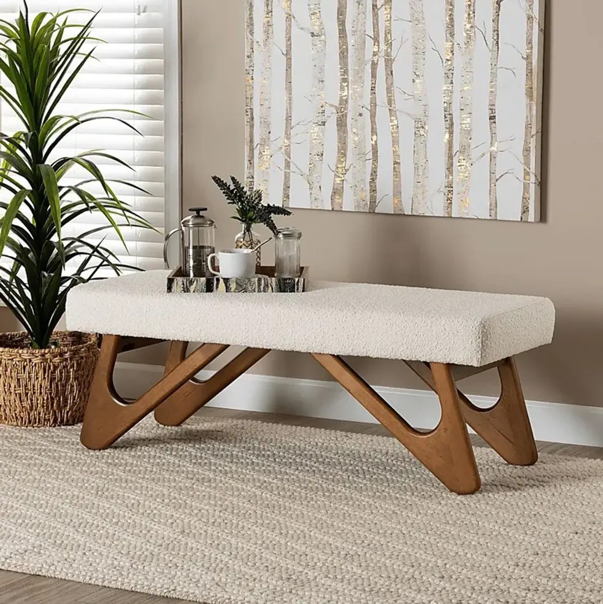 Simoron Walnut Bench