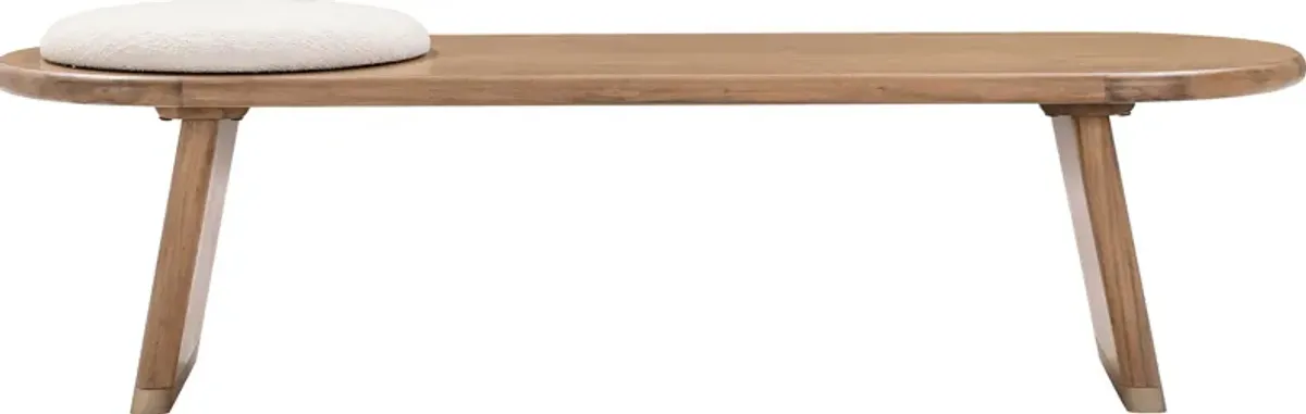 Hyledge Brown Bench