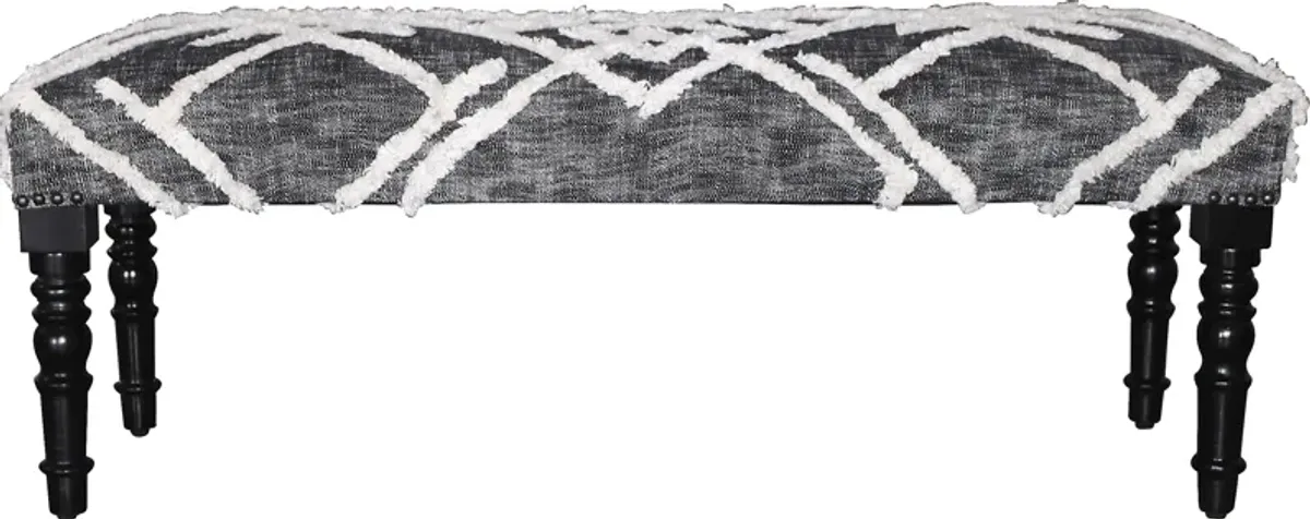 Zindan Black/Gray Bench