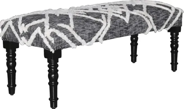 Zindan Black/Gray Bench