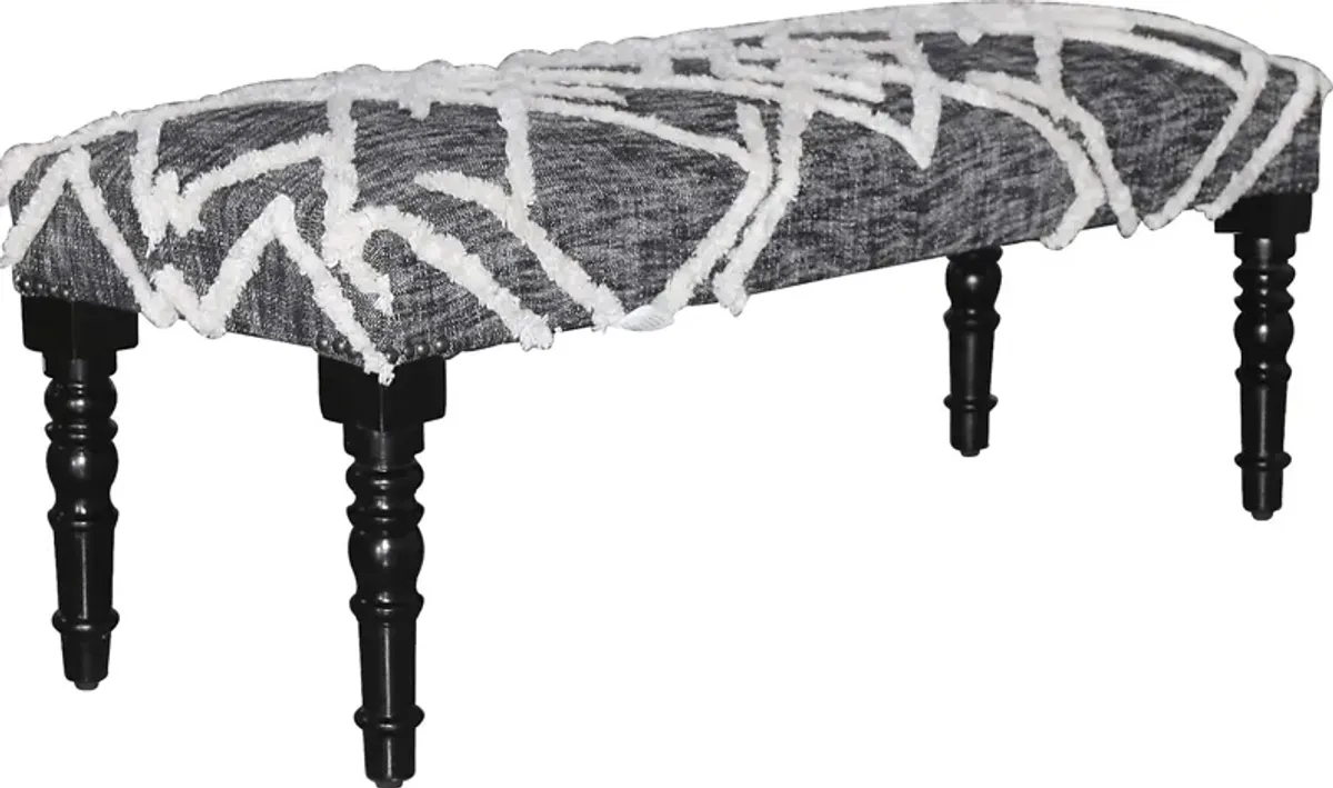 Zindan Black/Gray Bench