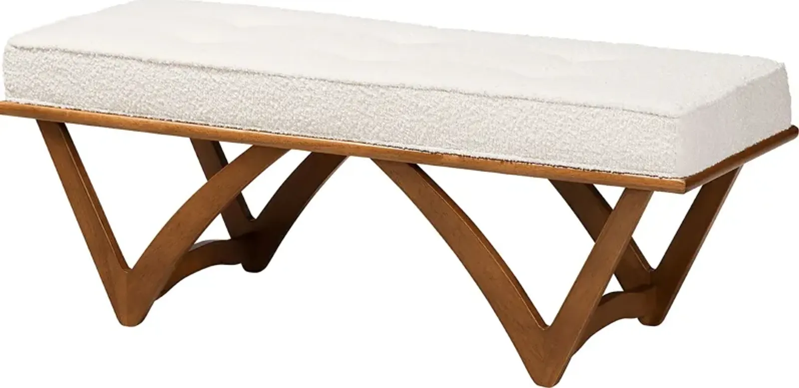 Nemasket Cream Accent Bench