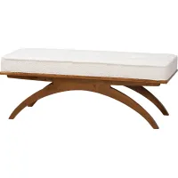 Oesting Cream Accent Bench