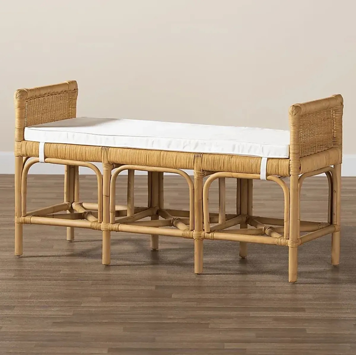 Quanset Natural Accent Bench