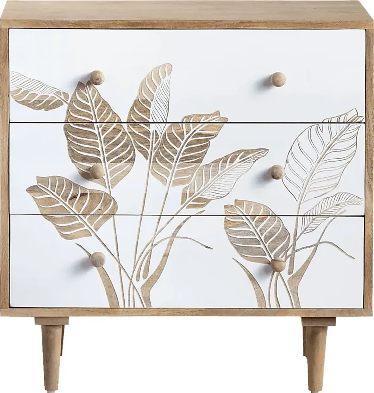 Monahan White Accent Cabinet