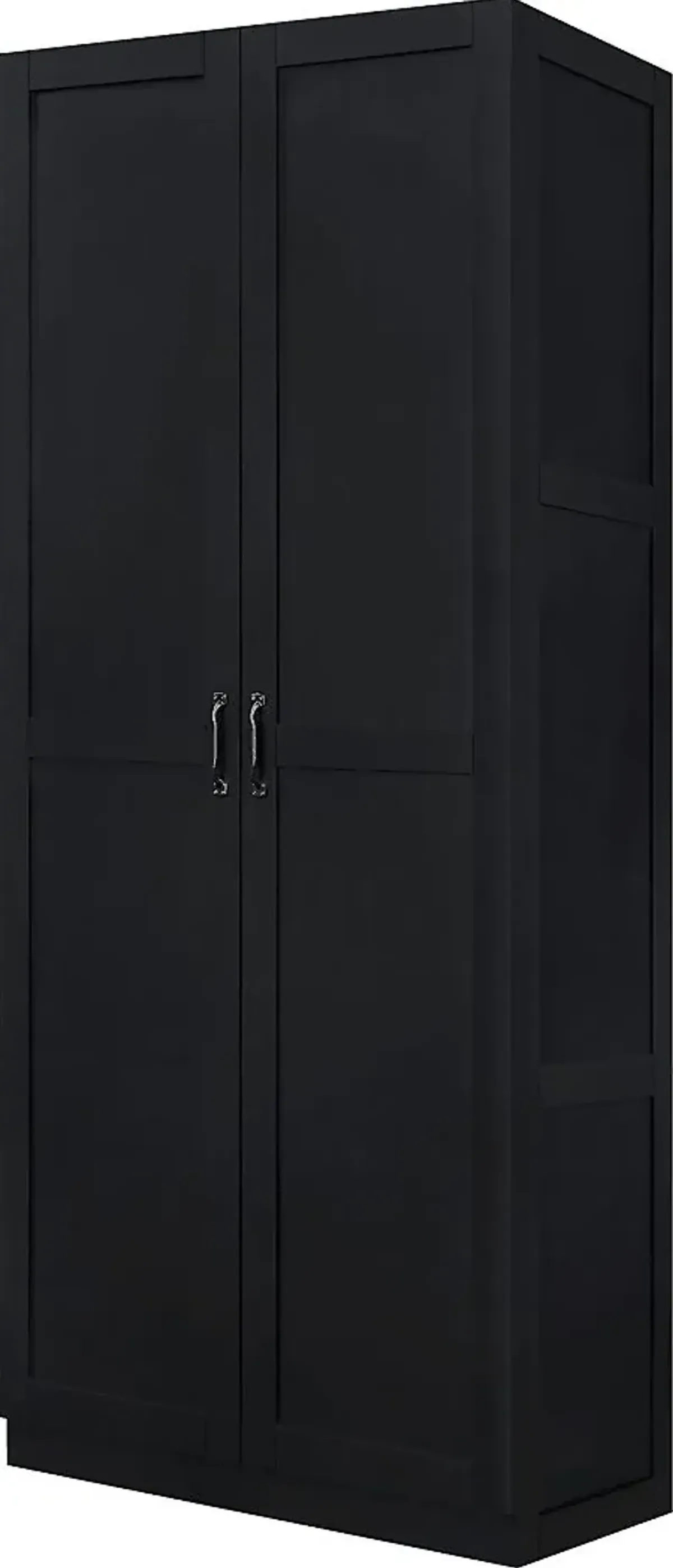 Elerton Black Storage Accent Cabinet
