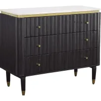 Noras Black Accent Cabinet