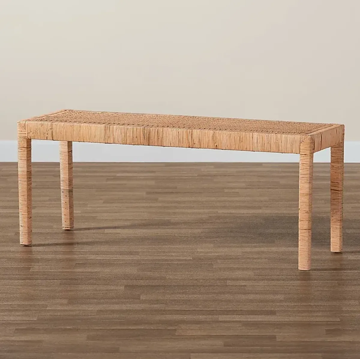 Ackerly Brown Long Bench