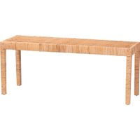 Ackerly Brown Long Bench