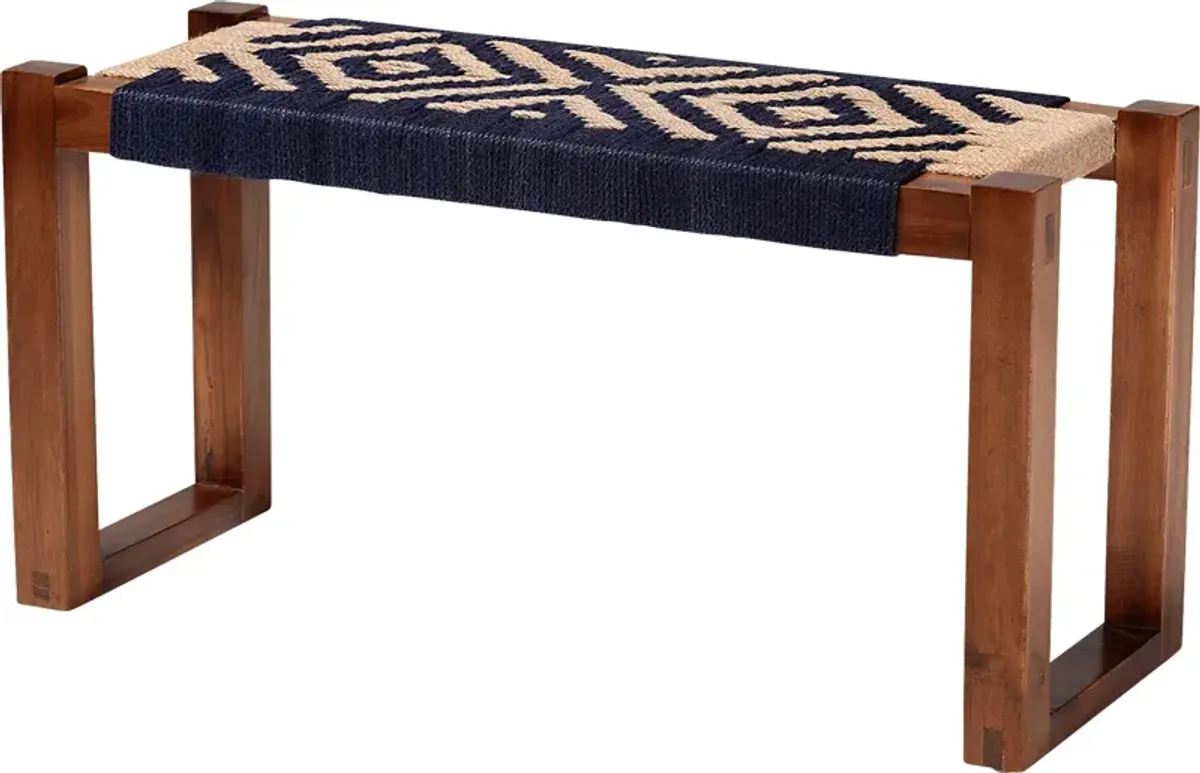 Amberleigh Brown Accent Bench