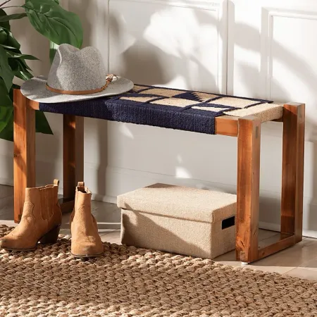 Culbreth Brown Accent Bench