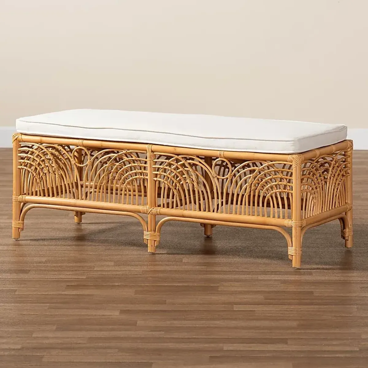 Stoulig Light Brown Accent Bench