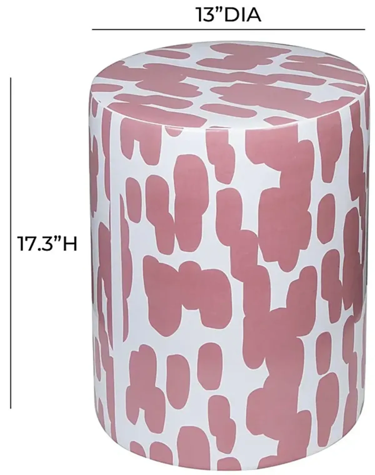 Annalinde Pink Stool