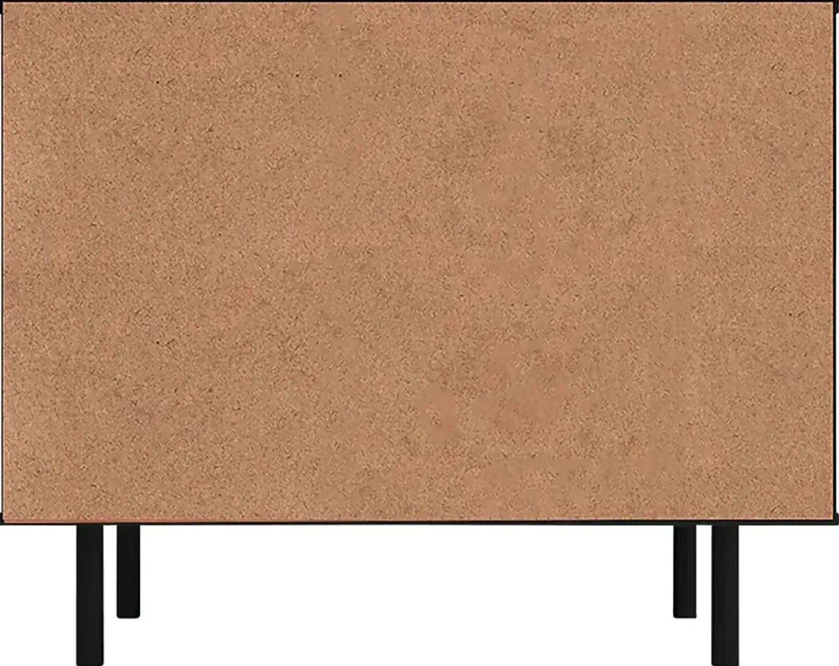 Airedale I Black Accent Cabinet