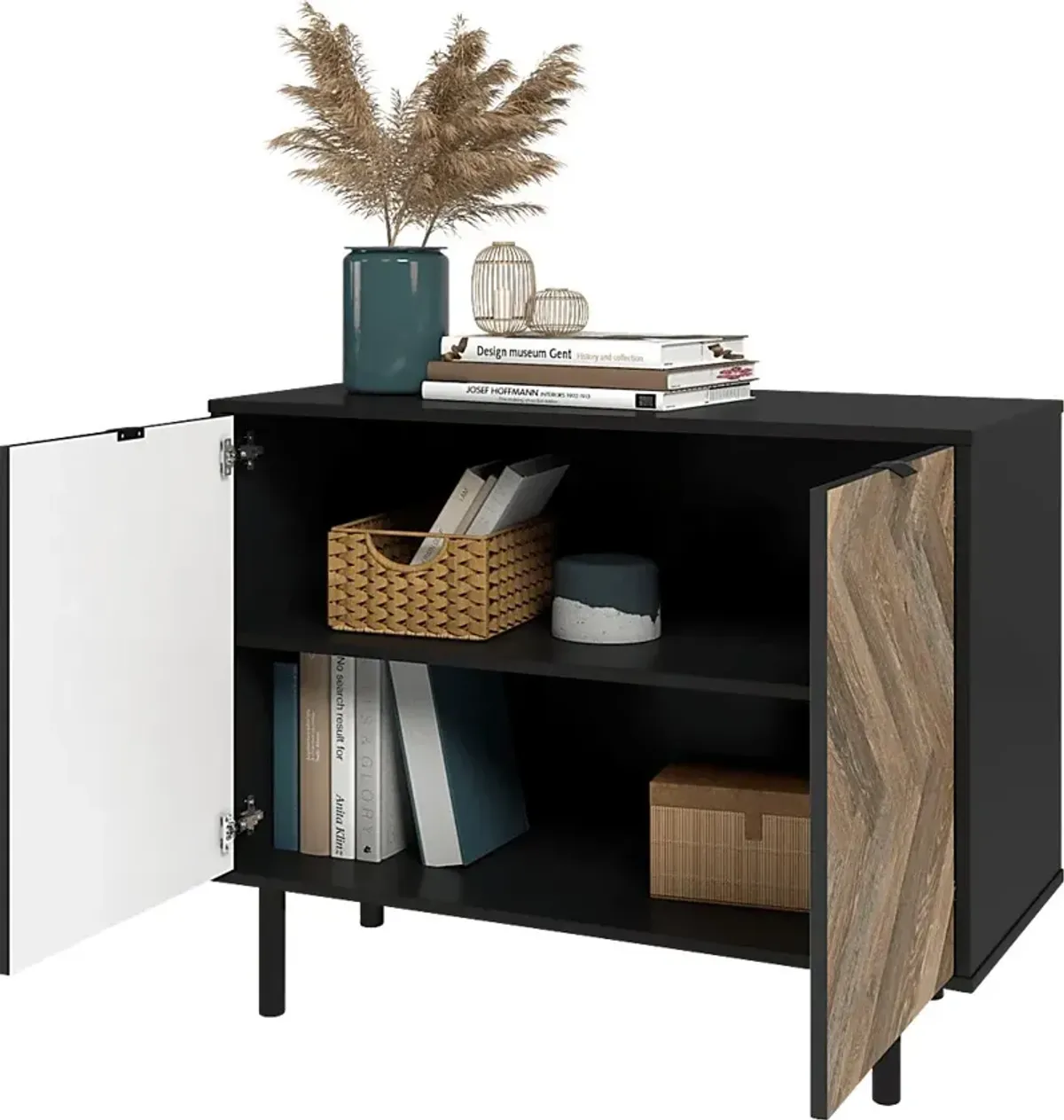 Airedale II Black Accent Cabinet