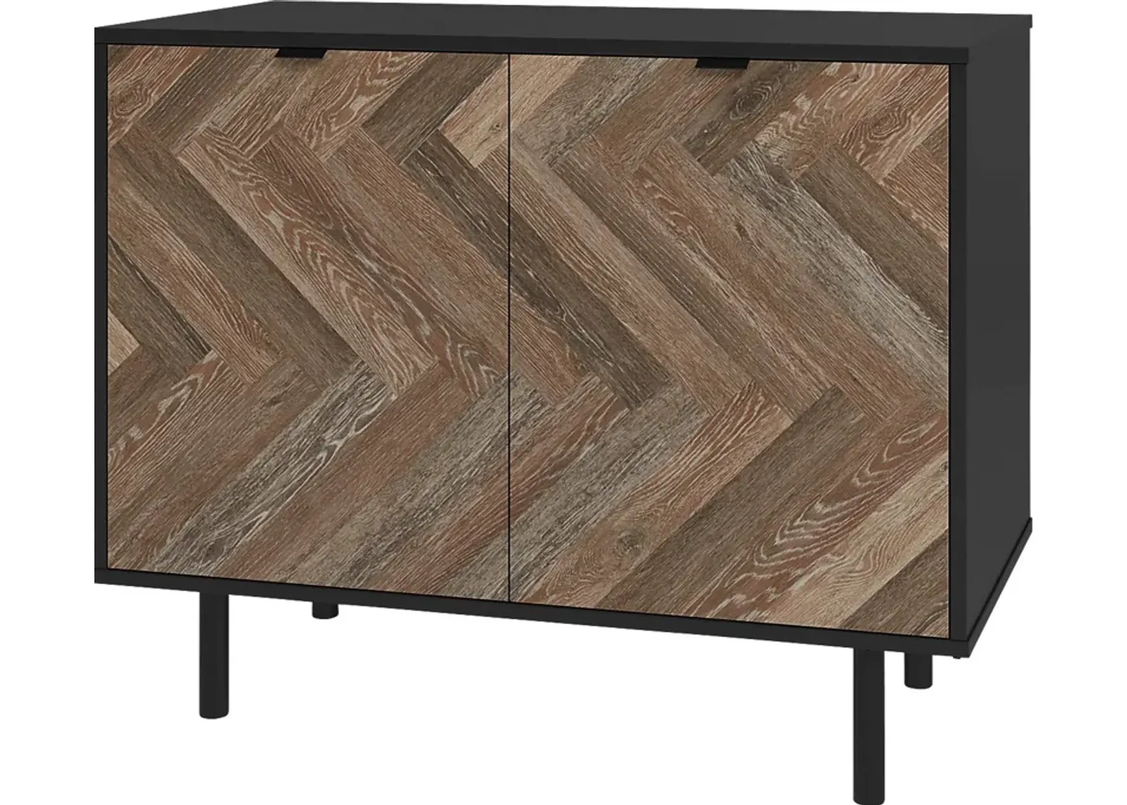 Airedale II Black Accent Cabinet