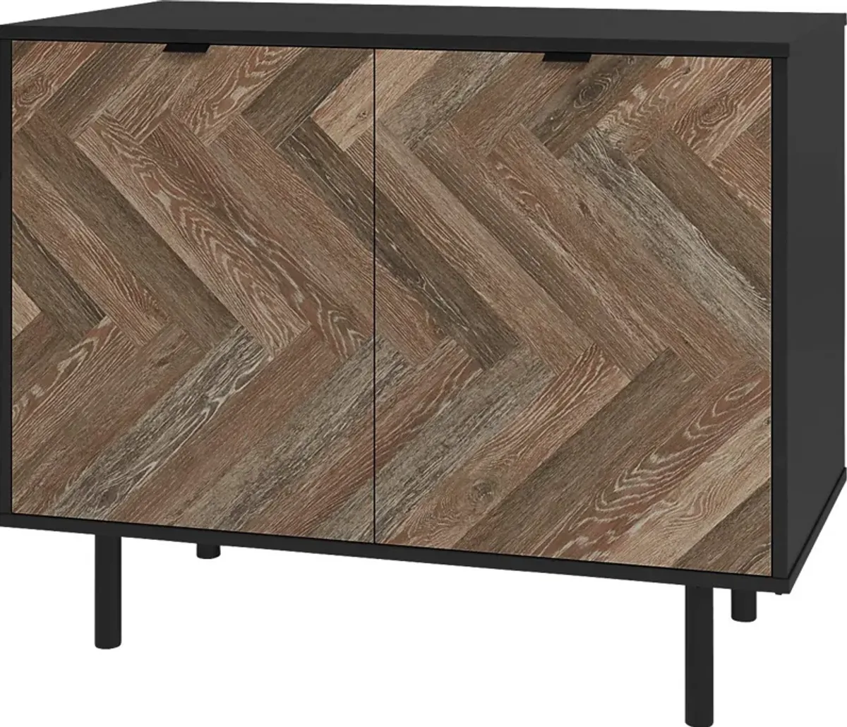 Airedale II Black Accent Cabinet