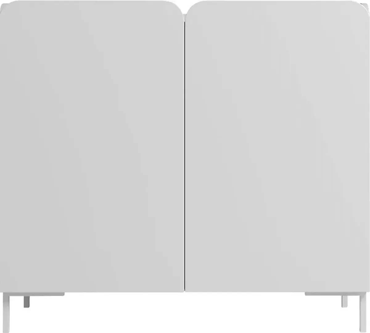 Balcome White Accent Cabinet