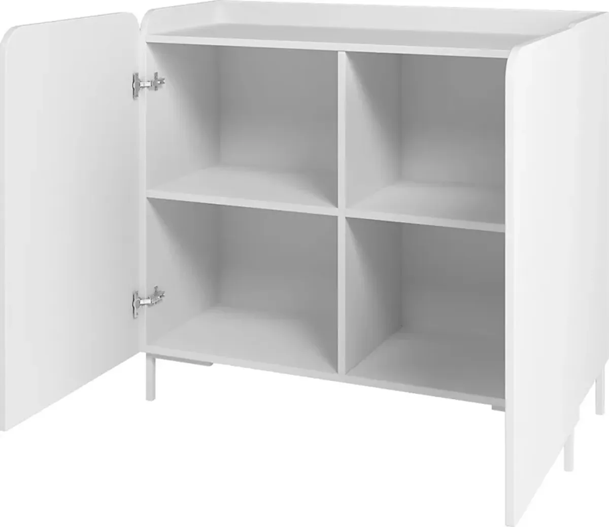 Balcome White Accent Cabinet