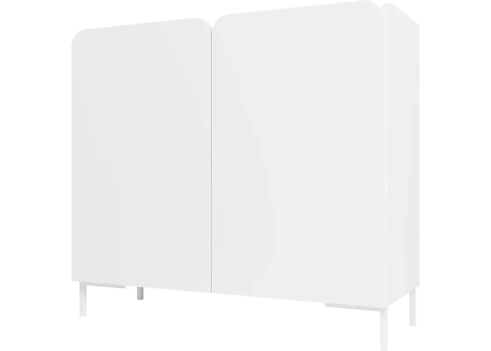 Balcome White Accent Cabinet