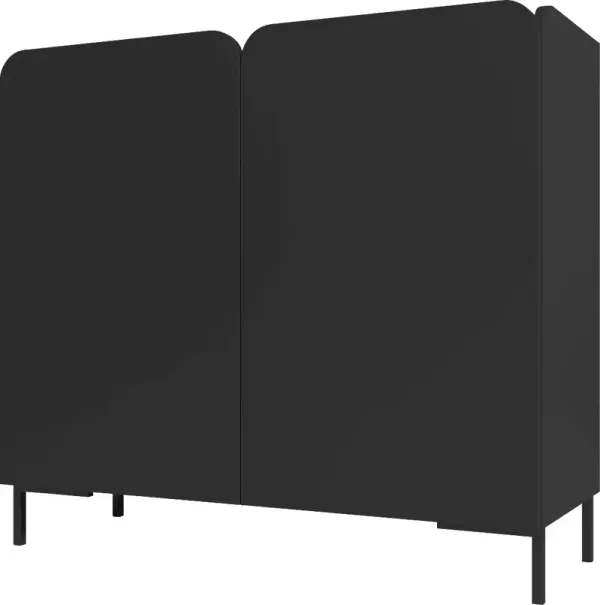 Balcome Black Accent Cabinet