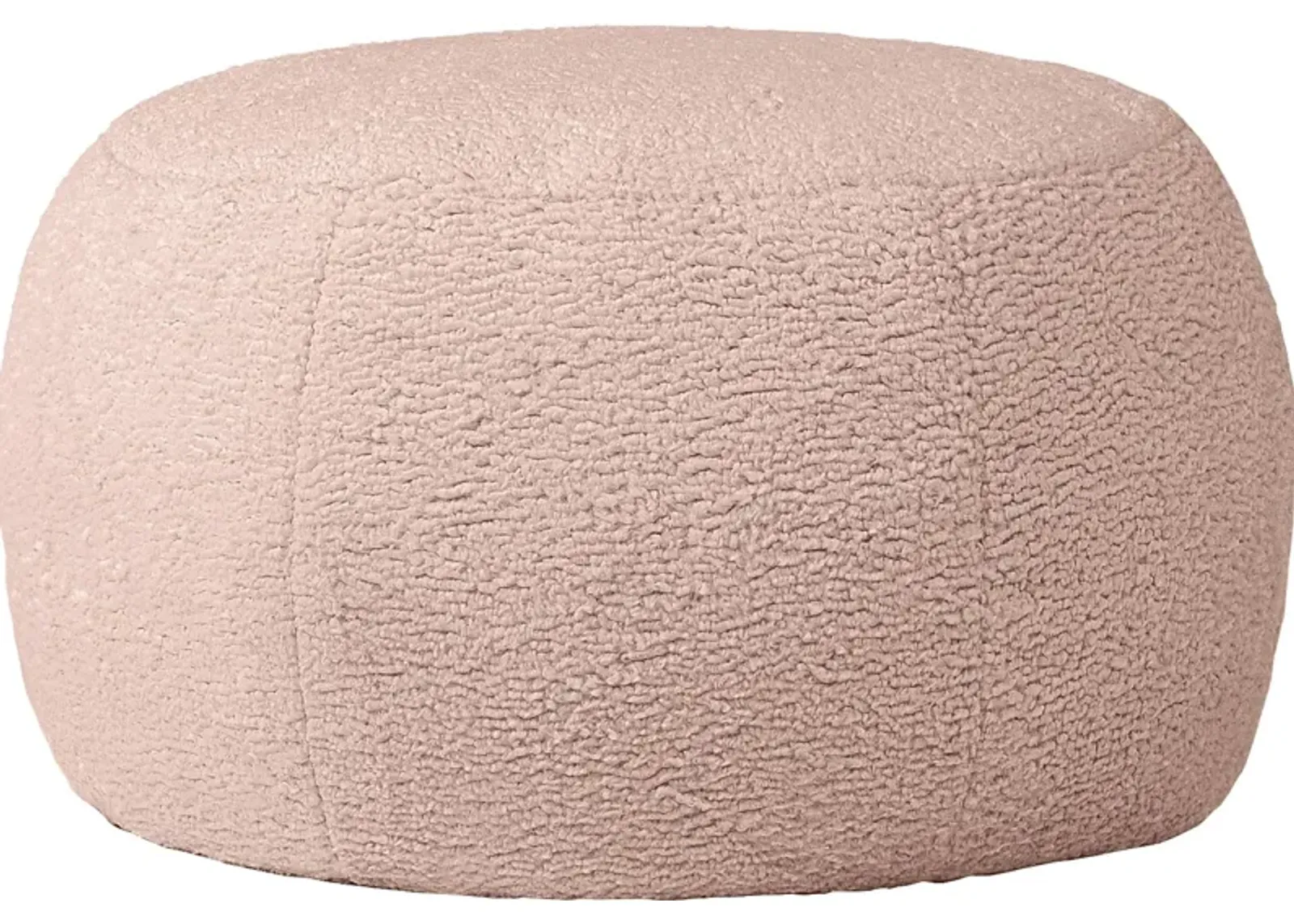 Meashi Pink Shealing Pouf