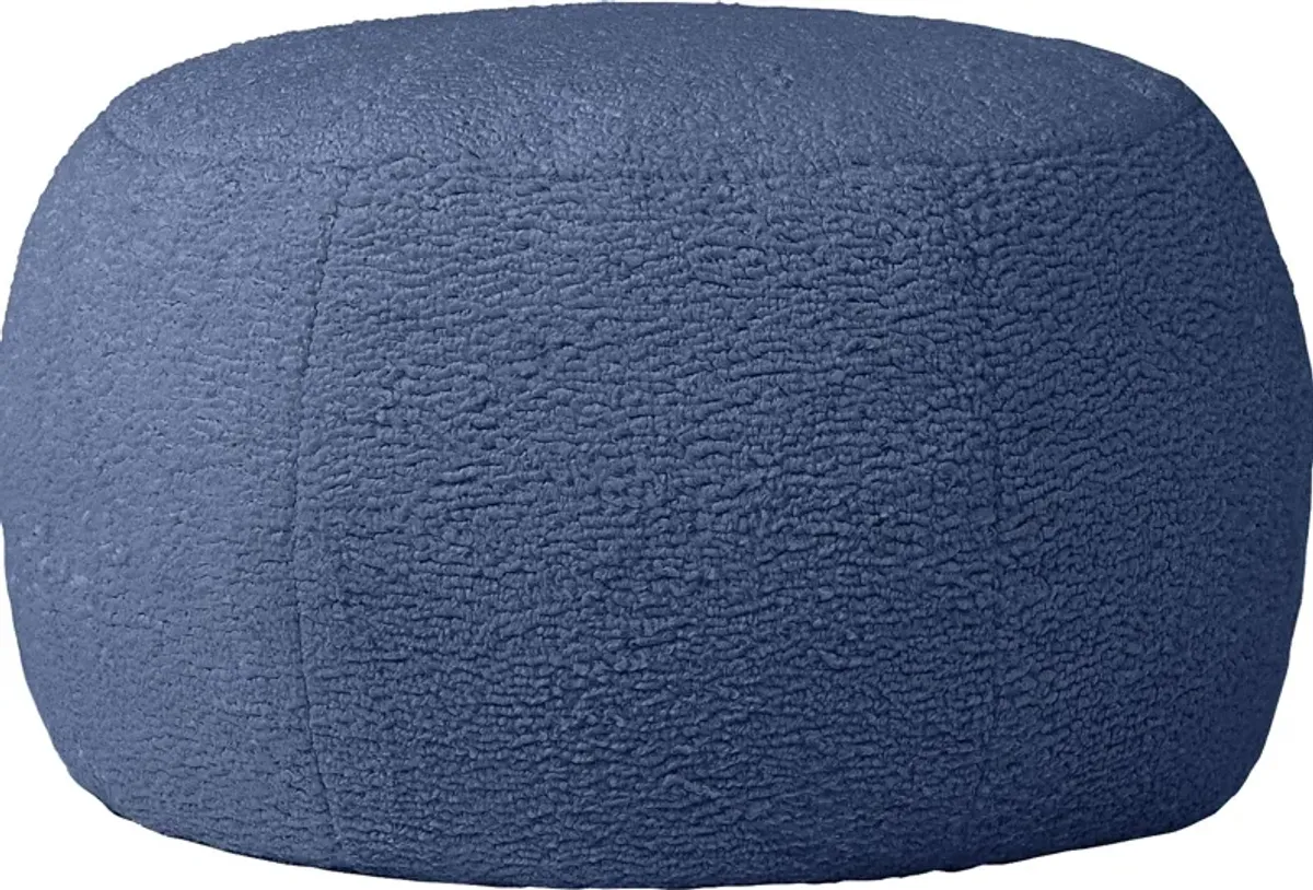 Meashi Indigo Shealing Pouf