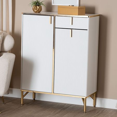 Horger White Accent Cabinet