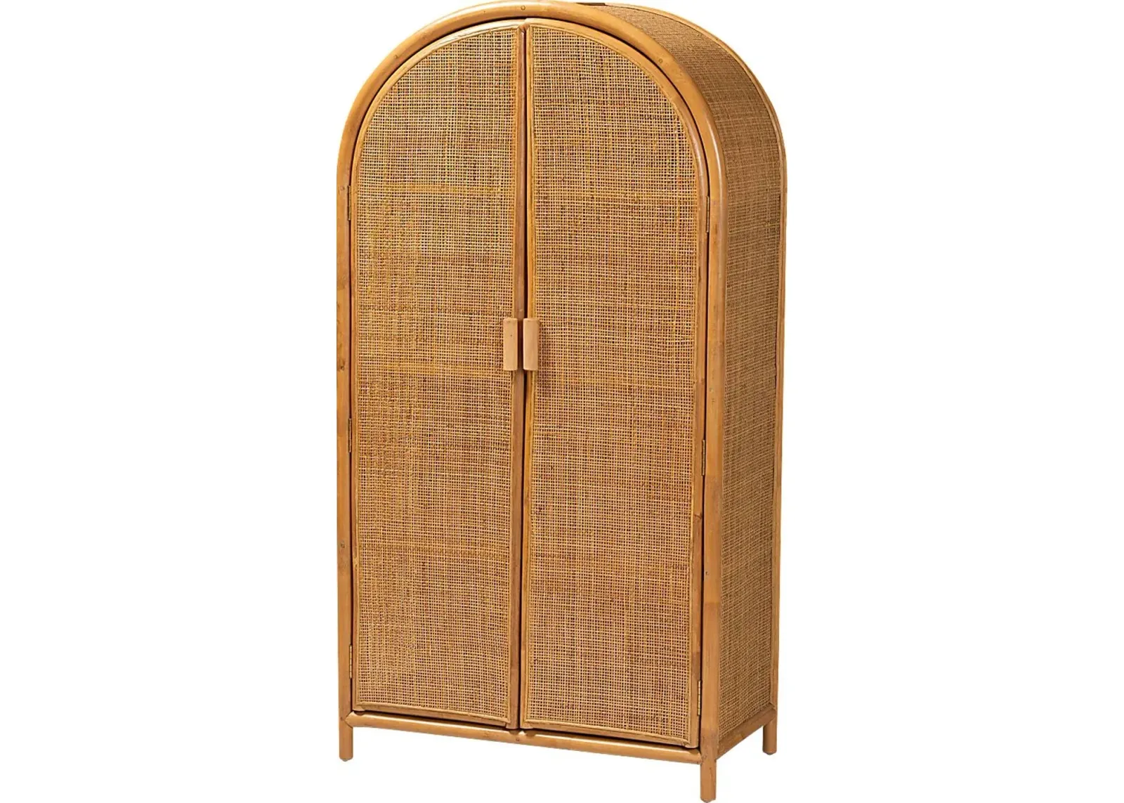 Lekehia Brown Storage Cabinet