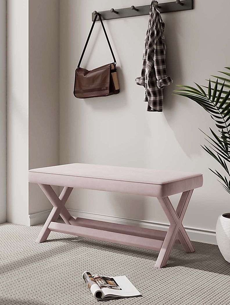 Brougham II Pink Bench