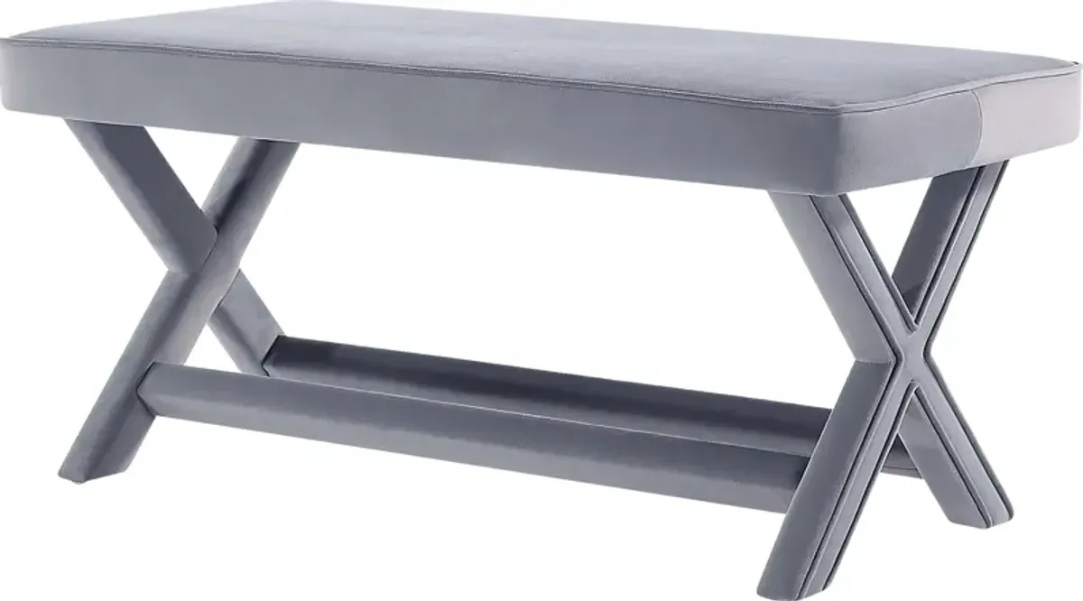 Brougham II Gray Bench