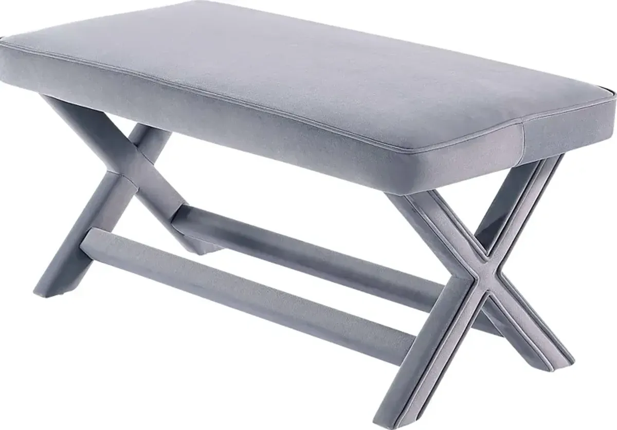 Brougham II Gray Bench