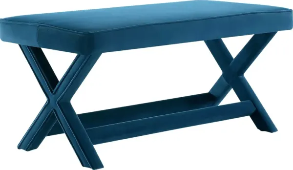Brougham II Blue Bench