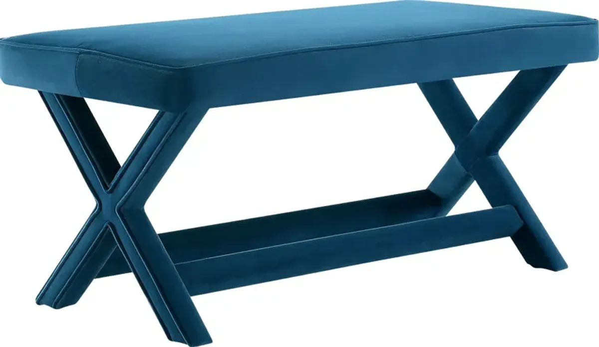 Brougham II Blue Bench