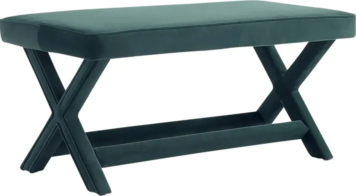 Brougham II Green Bench