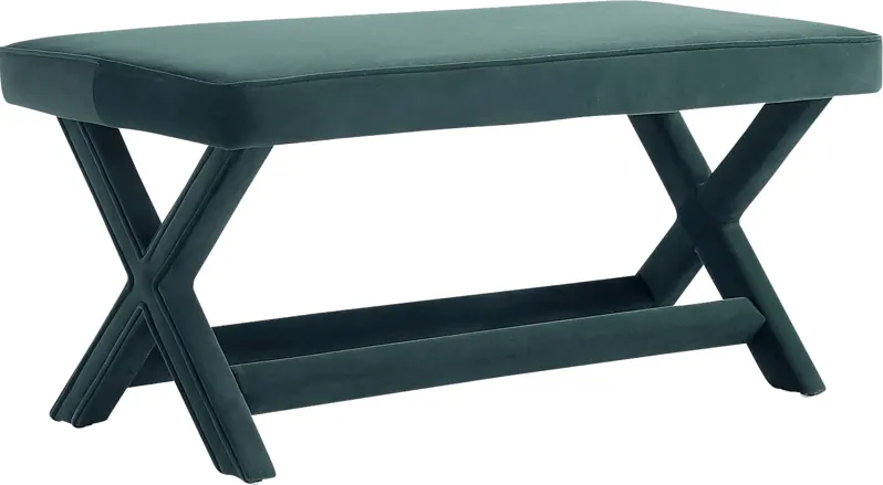 Brougham II Green Bench