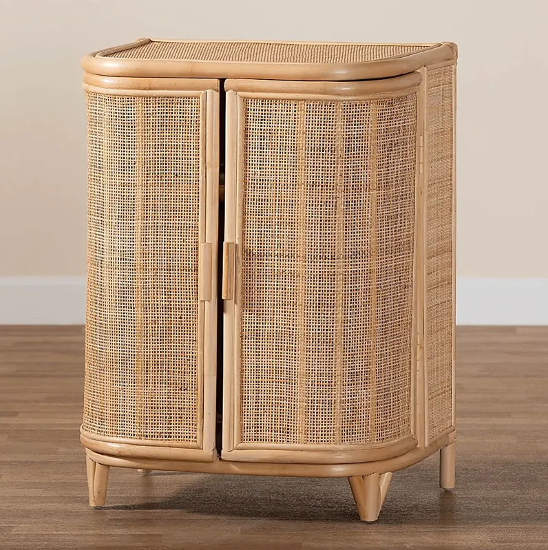 Berniece Brown Accent Cabinet