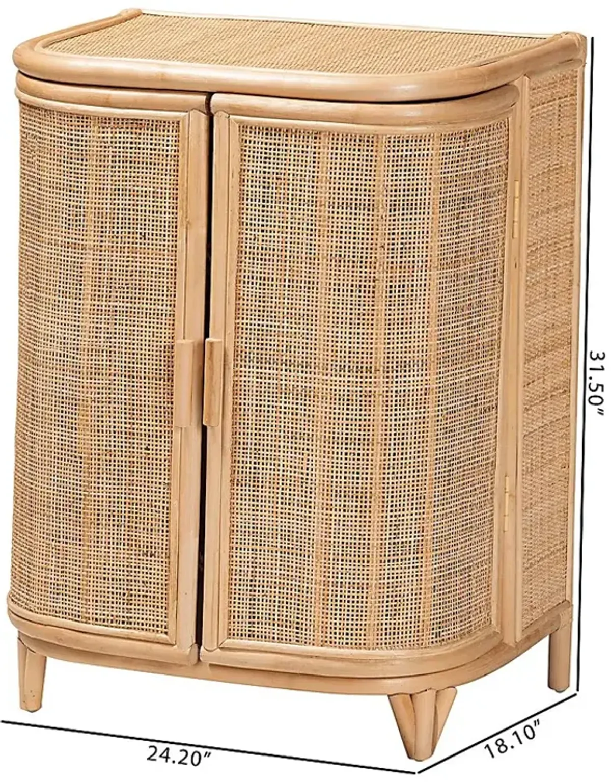 Berniece Brown Accent Cabinet