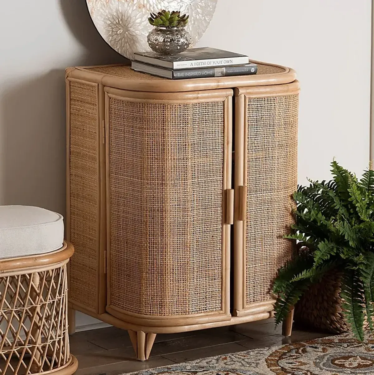 Berniece Brown Accent Cabinet