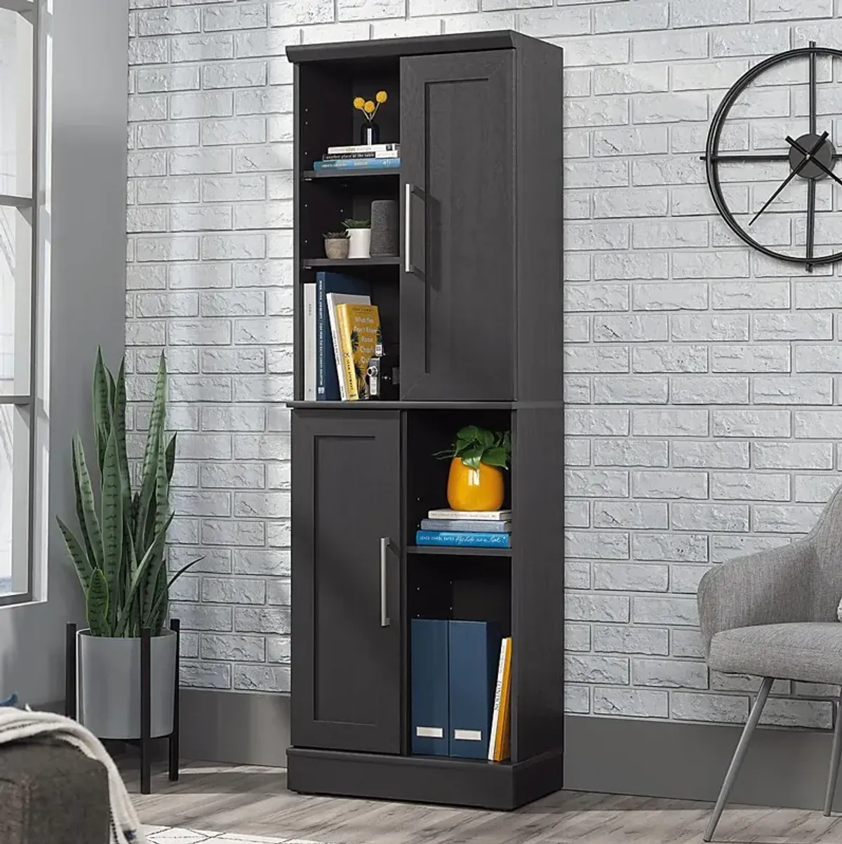 Monges Black Storage Cabinet