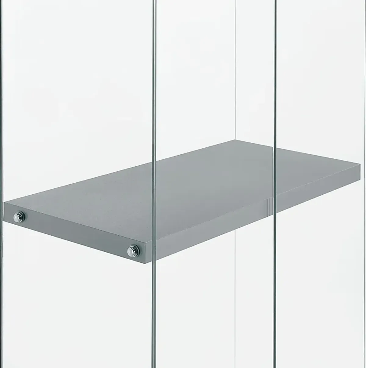 Wekesa Gray Display Shelf