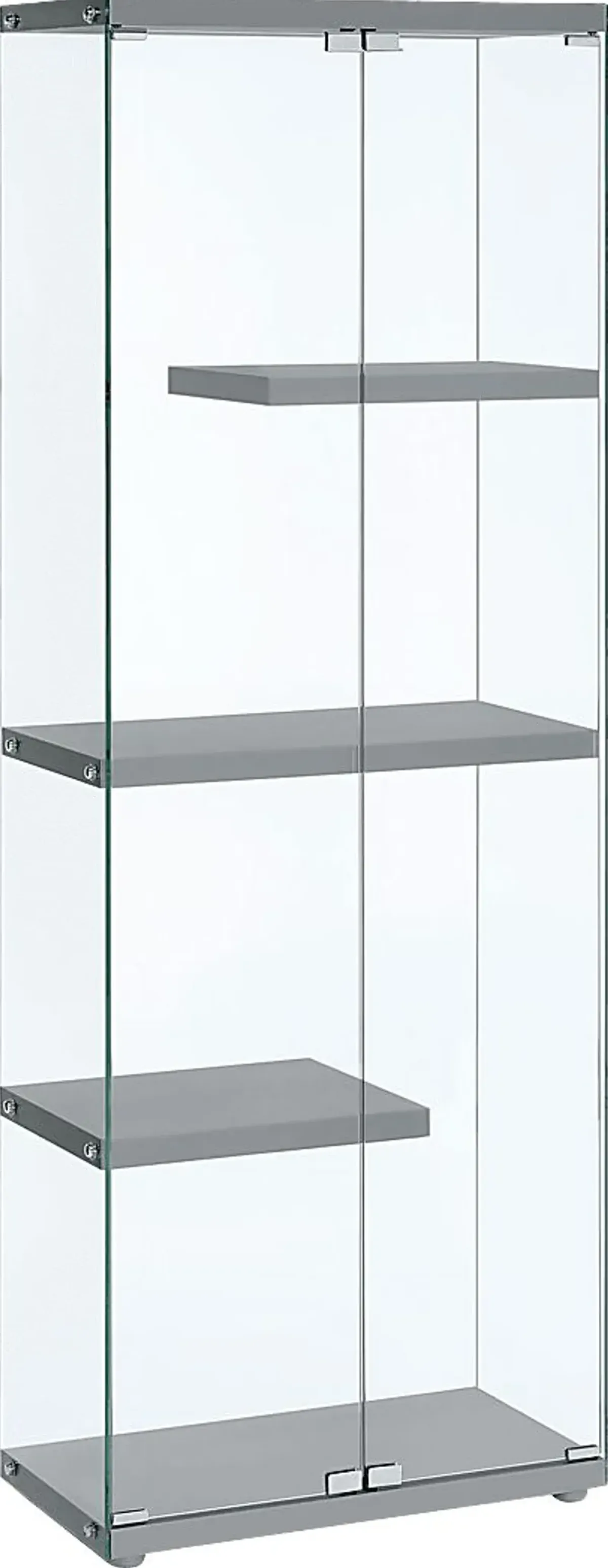 Wekesa Gray Display Shelf