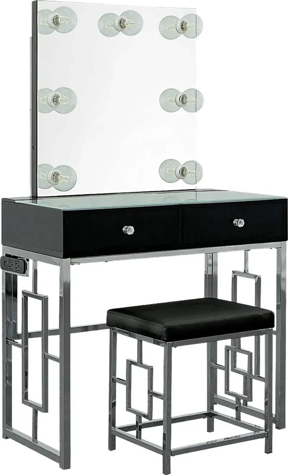 Kabir Chrome Vanity Set