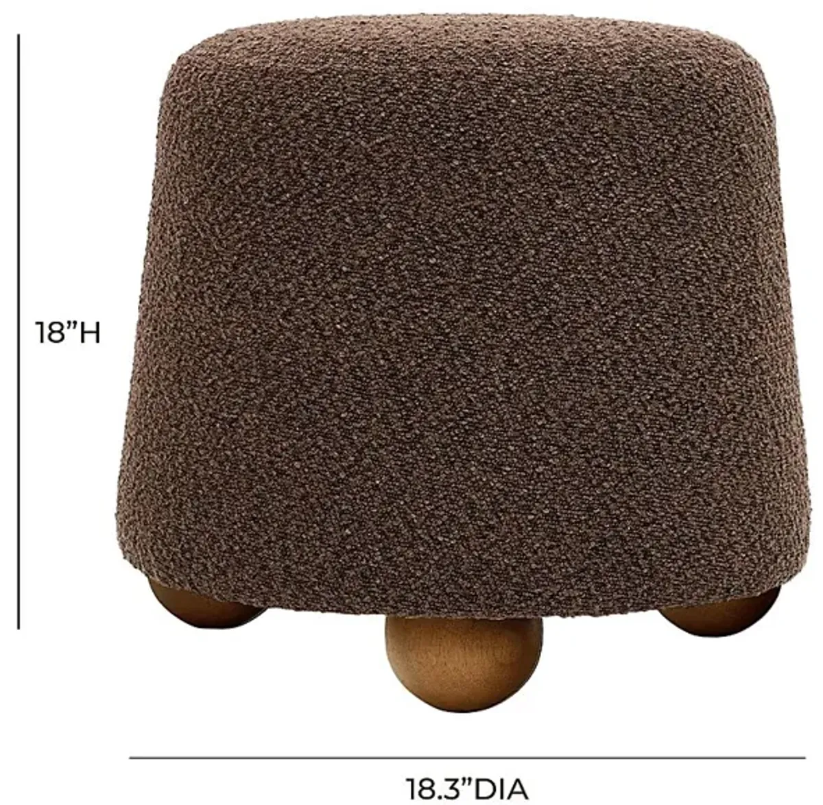 Edysl Brown Ottoman