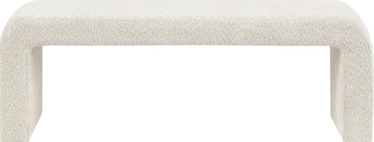 Kissatchie II Cream Accent Bench