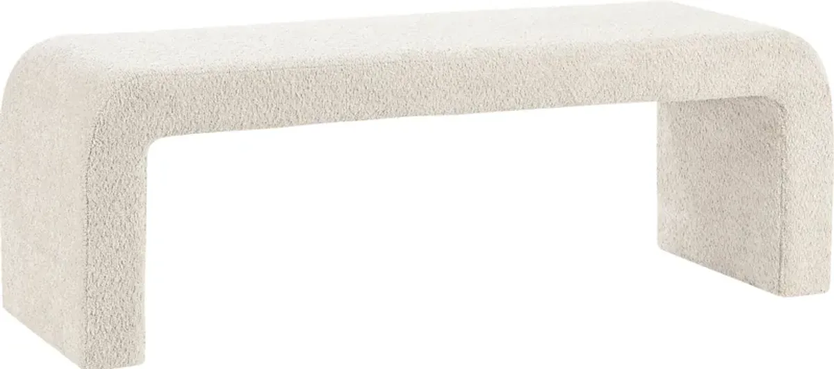 Kissatchie II Cream Accent Bench