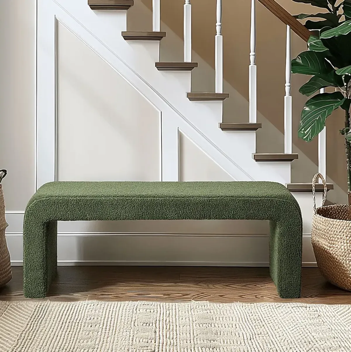 Kissatchie II Green Accent Bench