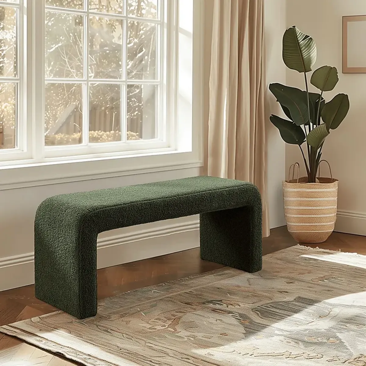 Kissatchie II Green Accent Bench