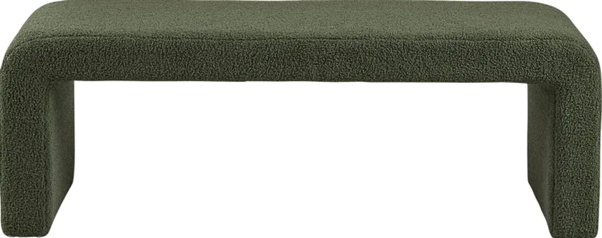 Kissatchie II Green Accent Bench